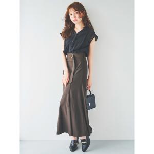 ワンピース シアーチェックドッキングワンピース