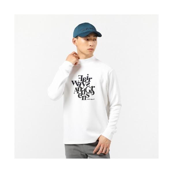 トレーナー スウェット 「VIVA　HEART/GOLF」ストレッチダンボールモックネック メンズ