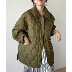 ジャケット ブルゾン レディース over size quilting jacket / オーバーサイズキルティングジャケットコート