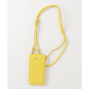レディース モバイルケース 「IPHORIA アイフォリア」Universal Size Necklace Pouch - Yellow｜zozo
