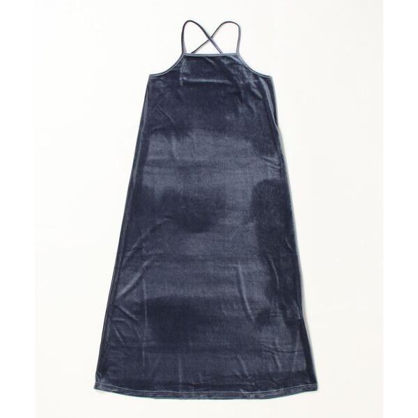 ワンピース Per sist ence/パーシエンス　ベロアバッククロスキャミワンピ