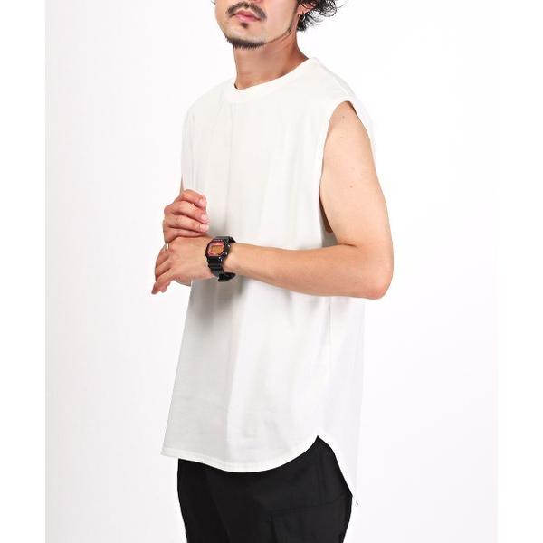 tシャツ シルケットライクノースリーブ メンズ レディース