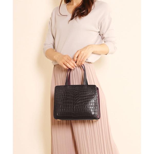 ハンドバッグ 本革クロコダイルハンドバッグ