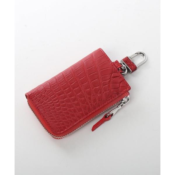 キーケース 本革クロコダイルレザースマートキーケース