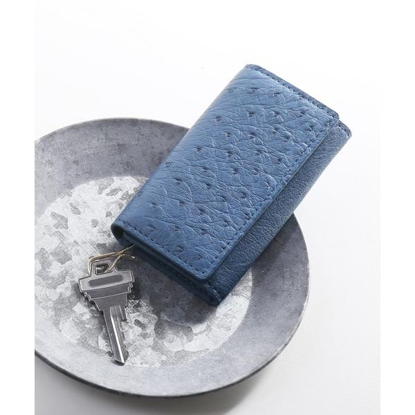 キーケース オーストリッチレザーキーケース