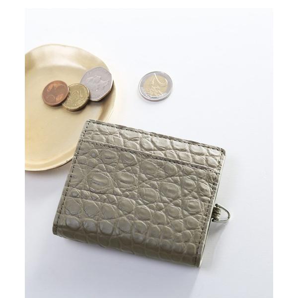 財布 クロコダイルレザー折財布 レディース メンズ