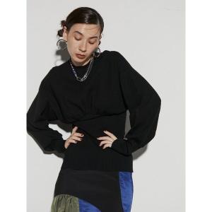 ニット ウエストシェイプボリュームニット