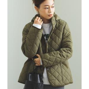 ブルゾン アウター BEAMS HEART / キルティング フードブルゾン レディース