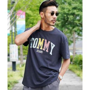 tシャツ Tシャツ メンズ TOMMY JEANS/トミージーンズ TGM COLLEGE POP TEE カレッジロゴポップTシャツ｜zozo