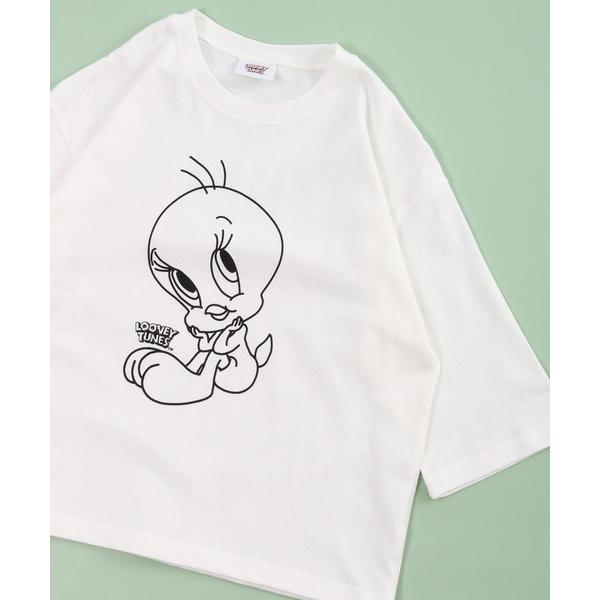 tシャツ トゥイーティープリントBIGロンT キッズ 子供服 男の子 女の子