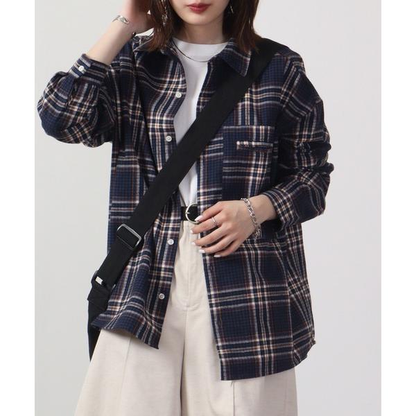 シャツ Plaid long sleeve flannel shirt / チェック柄長袖ネルシャツ...