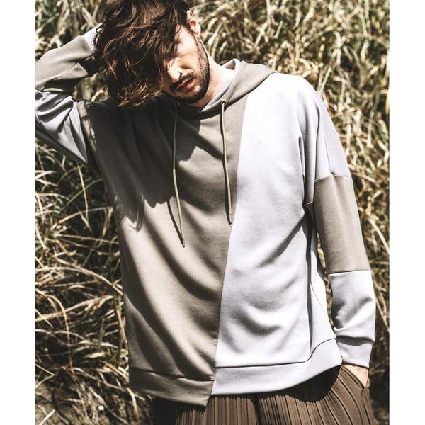 パーカー 「NO ID.」Switching Big Parka / スイッチング ビッグ パーカ ...