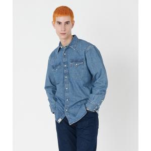 シャツ ブラウス Levis/リーバイス RED TAB PREMIUM LEVIS 65 ウエスタンシャツ ミディアムインディゴ LOMITA Sの商品画像