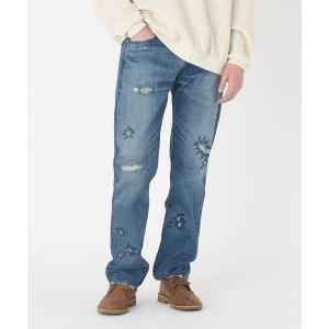 パンツ デニム ジーンズ メンズ Levi's/リーバイス MADE IN JAPAN 505(TM) レギュラーフィット ミディアムインディゴ KA｜zozo