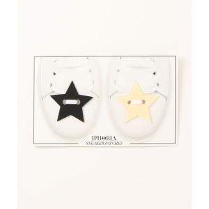 シューケア レディース IPHORIA/アイフォリア スニーカーアクセサリー Acryl Sneaker Patches - Stars Black｜zozo