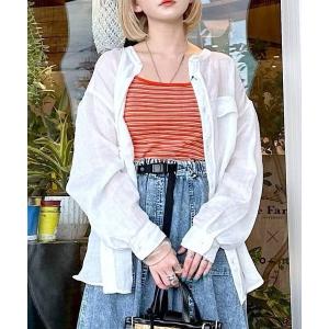 シャツ ブラウス ラミーシアーワークシャツ レディース