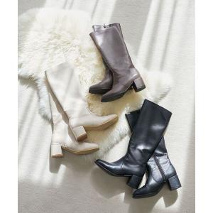 SLY（スライ） ブーツ FRONT ZIP CHUNKY BOOTS フロントジップ チャン