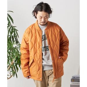 ブルゾン アウター 「SHIPS any別注」TAION: 「手洗い可能」ダウン キルティング ミリタリー ブルゾン メンズ