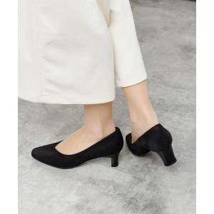 撥水ソフトスクエアパンプス
