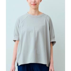 レディース tシャツ Tシャツ ＩＥＤＩＴ　リサイクルポリエステル混素材のドルマンスリーブゆるシルエットトップス｜zozo