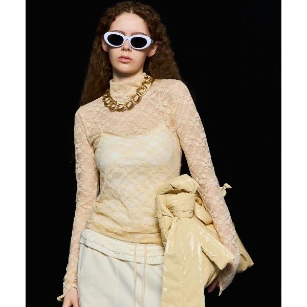 tシャツ Lace Turtle Top/レースタートルトップス「MAISON SPECIAL/メゾ...