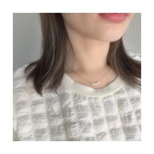 ネックレス レディース pearl charm necklace