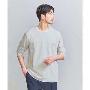 メンズ tシャツ Tシャツ 「WEB限定」レイヤード ラスター ジャガード クルーネック＆ノースリーブ｜zozo
