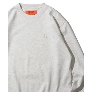 tシャツ Tシャツ メンズ 「UNIVERSAL OVERALL」別注 リラックスフィット 刺繍 ポンチロングスリーブTシャツ