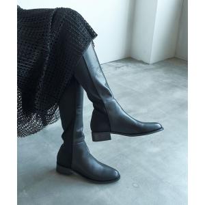 ブーツ バックストレッチロングブーツ/ND22655 レディース