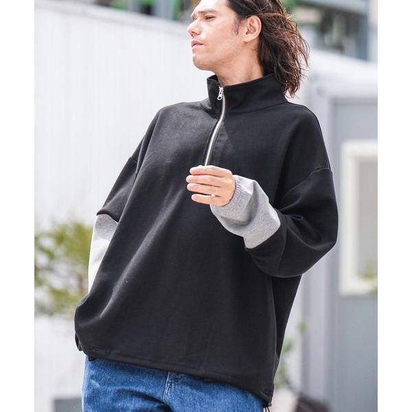 tシャツ mlt4384- Cardboard Knit Stand Collar Pullover...