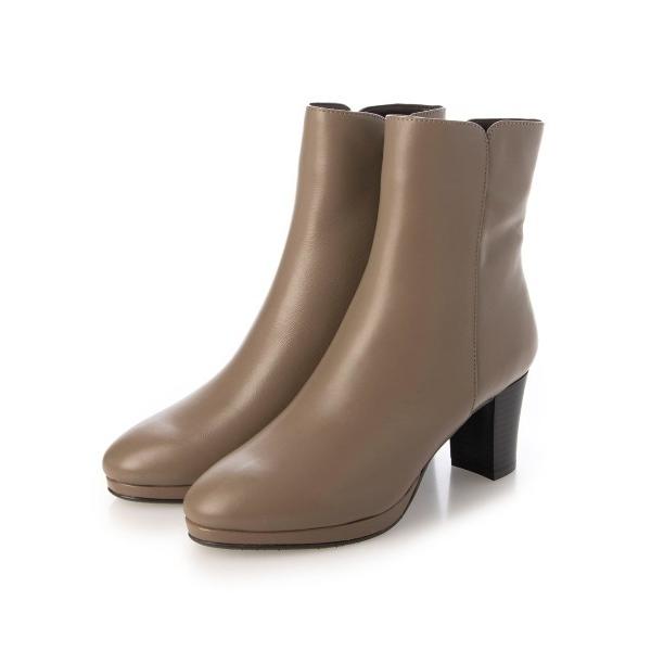 ブーツ ストーム付きショートブーツ レディース