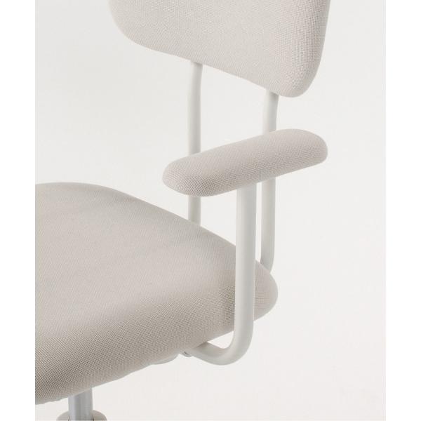 家具 ワーキングチェア用アームセット／グレー（２００９）　２個セット