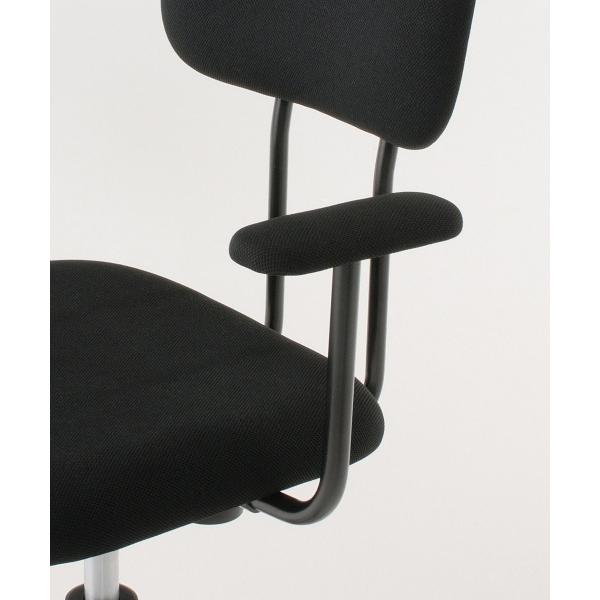 家具 ワーキングチェア用アームセット／黒（２００９）　２個セット