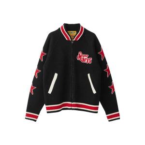 アウター SUPER HYSジャカード オーバーサイズジャンパー