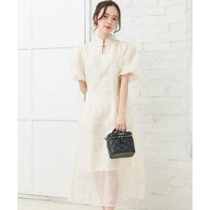 ワンピース 「titty＆Co. PETIT 」パフスリーブチャイナワンピース レディース