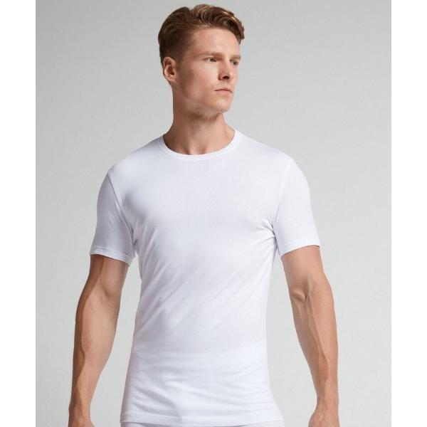 インナーシャツ 肌着 ストレッチ スーピマコットン(R) Ｔシャツ メンズ