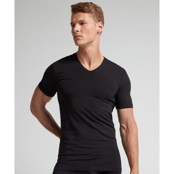 インナーシャツ 肌着 ストレッチ スーピマコットン(R) Vネック Ｔシャツ メンズ