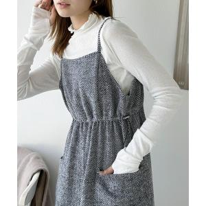 ワンピース 一枚でこなれ感のあるスタイル。ヘリン...の商品画像