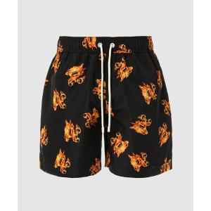 水着 メンズ BURNING MONOGRAM SWIMSHORTS｜zozo