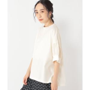 レディース tシャツ Tシャツ 「接触冷感/紫外線防止」ひんやり切替えスリーブプルオーバー｜zozo