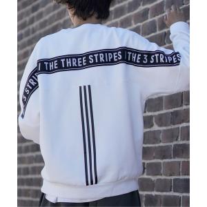 メンズ スウェット adidas/アディダス トレーナー 裏起毛 クルースウェット オーバーサイズ ユニセックス IJM05