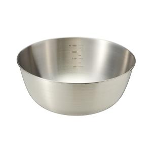 キッチン ステンレスボール Ｌ・約直径２２×高さ９．５ｃｍ