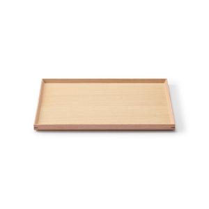 無印良品（MUJI） ランチョンマット 木製 角型トレー 約幅27×奥行
