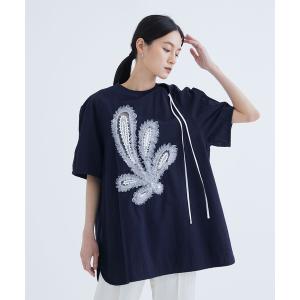 レディース tシャツ Tシャツ 「TELMA/テルマ」EmbroideredTops/エンブロイダリートップス｜zozo