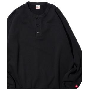 トレーナー スウェット 「Healthknit」Classic Sweat Henley L/S / ヘンリーネック スウェット メンズ レディース
