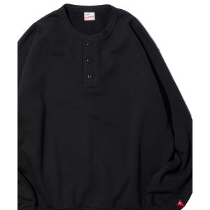 スウェット 「Healthknit」Classic Sweat Henley L/S / ヘンリーネック スウェット