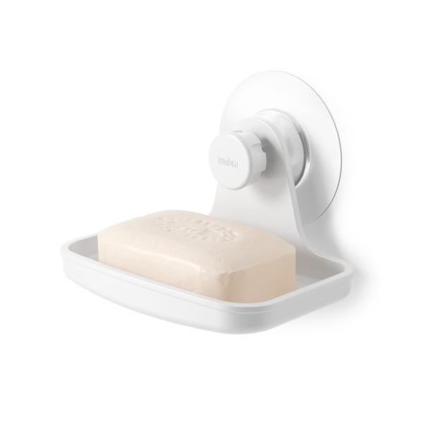 バス トイレ UMBRA フレックス アドヒーシブ ソープディッシュ ホワイト
