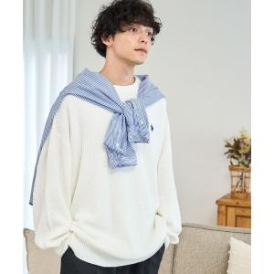 ニット ∴WEGO/ U.S. POLO ASSN.別注 畔編みニットプルオーバー 【WEB限定】の商品画像