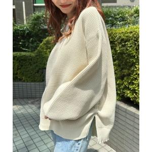 ニット レディース A-LIGHT KNIT スピンドルボリュームトップス｜ZOZOTOWN Yahoo!店