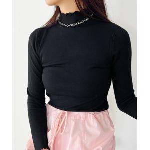 tシャツ メロウニットトップスインナー レディース